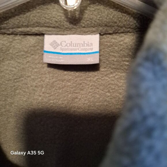 Columbia Fleece Jacket Full-Zip Women's Outerwear XL Green Cozycore  Classic - Picture 3 of 7